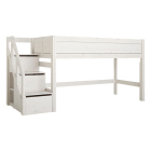 Lifetime Halfhoogslaper Met Trapkast Whitewash