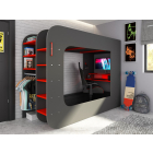 Hoogslaper Gamingbed The Cube 5032 - 90x200 van PS Slapen