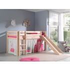 Halfhoogslaper met glijbaan en tent in princess thema van PS Slapen