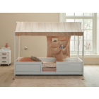 Lifetime 4 in 1 bed dakconstructie Essence - Peach