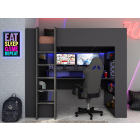 Hoogslaper gamingbed 'the cube 5050' van PS Slapen