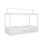 Lifetime 4 in 1 Bed, wit gelakt, van PS Slapen