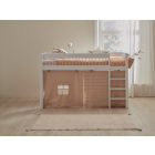 Lifetime halfhoogslaper Breeze met speelgordijn peach van PS Slapen