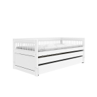 Lifetime kajuitbed Breeze met logeerbed en bedlade  in het wit