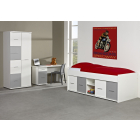 Kajuitbed Mix in witte afwerking van PS Slapen