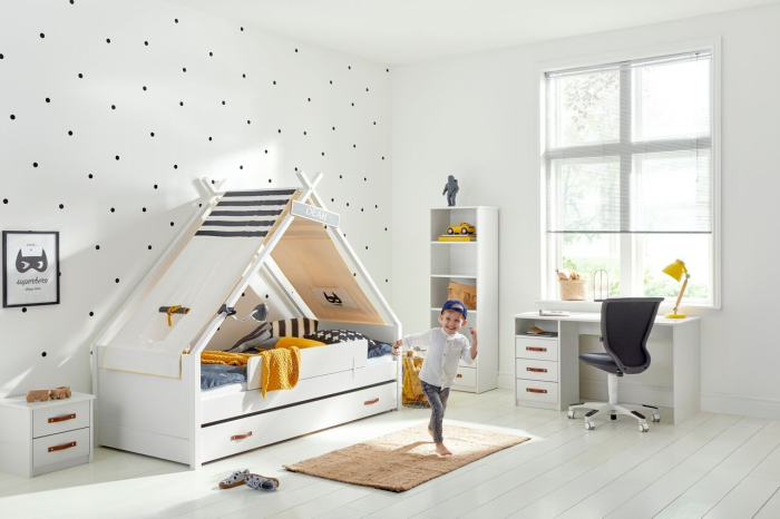 Tipi bed van Cool Kids in superhero thema van PS Slapen