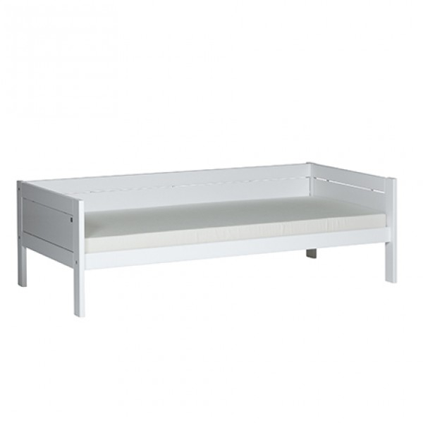 Lifetime bed luxe lattenbodem wit gelakt - 90x200 cm