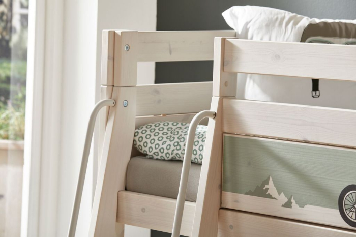 Lifetime halfhoogslaper met tent in funland thema van PS Slapen