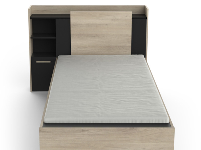 eenpersoonsbed life zwart eiken_385303_1_PSSlapen