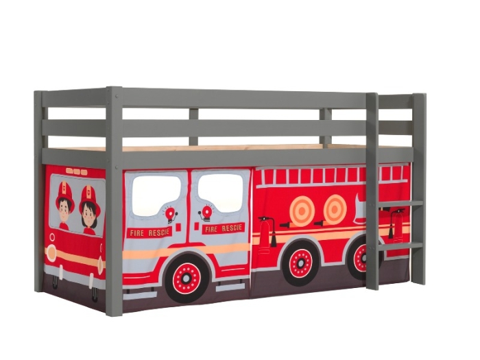 Halfhoogslaper Pino met tent Fire Truck