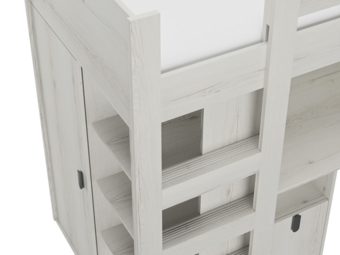 Hoogslaper-LUGANO Wit-detail trap_PSSlapen