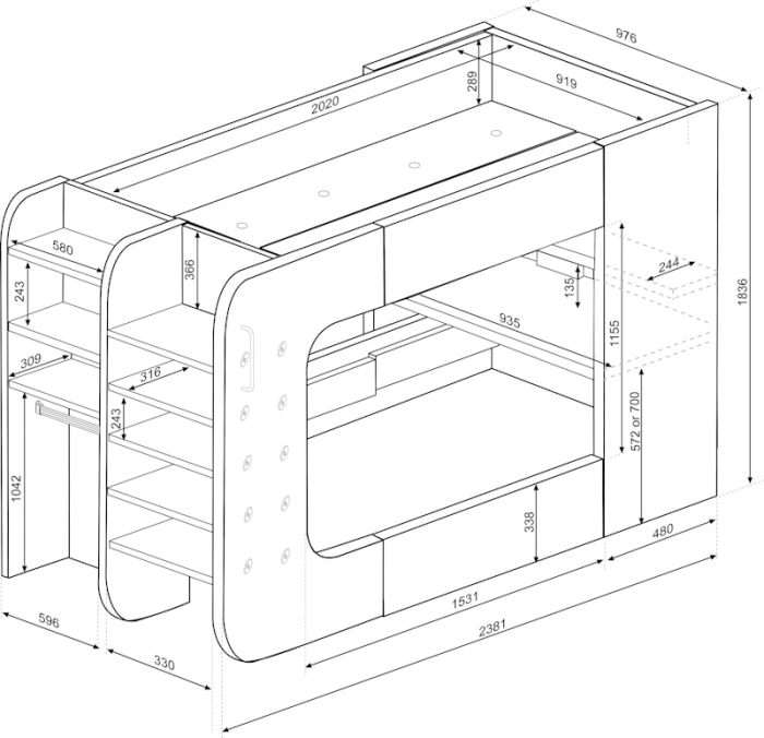Hoogslaper 5032 300_PSSlapen