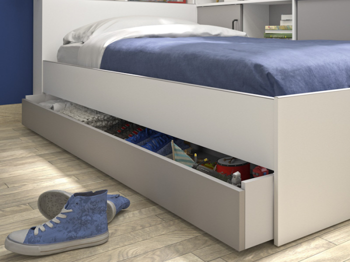 Tienerbed Erwann met opbergruimte