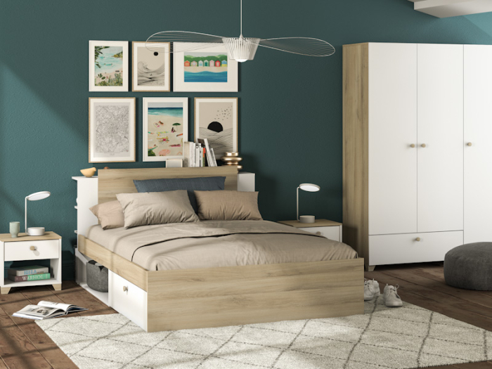 tweepersoonsbed met opbergruimte life eiken wit_385308_sfeer_PSSlapen