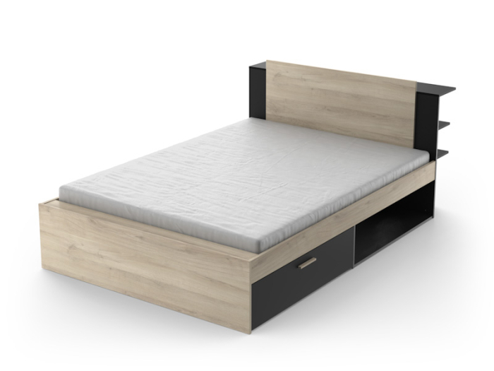 tweepersoonsbed life zwart eiken_385309_1_PSSlapen