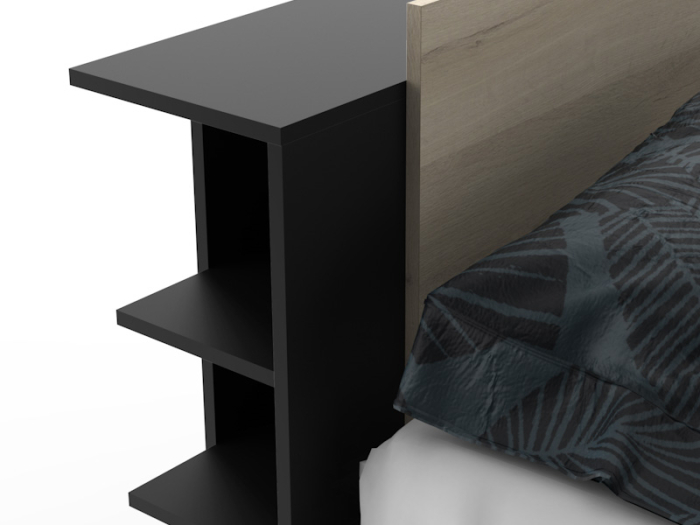 tweepersoonsbed life zwart eiken_385309_detail 1_PSSlapen