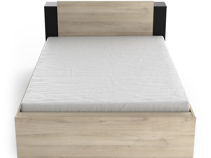 tweepersoonsbed life zwart eiken_385309_front_PSSlapen