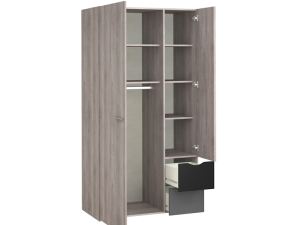 Grijseiken kledingkast Fast van PS Slapen