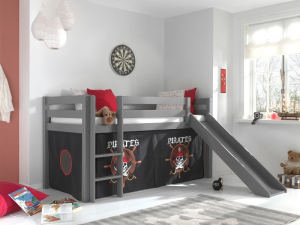 Halfhoogslaper met Glijbaan - Piratentent