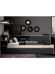Tienerbed met opbergruimte _zwart eiken_385305_sfeer_PSSlapen